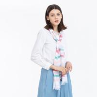 AIGLE 艾高秋冬女款围巾条纹时尚休闲棉质柔软舒适女士围巾