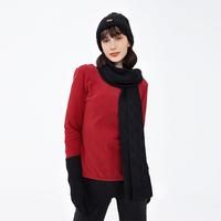 AIGLE 艾高秋冬JOLISCARF女士羊毛围巾保暖时尚休闲围脖