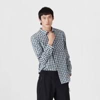 AIGLE 艾高CAPALON男款轻质舒适长袖舒适格纹时尚经典衬衫