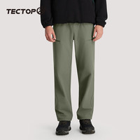 探拓户外冲锋裤 男秋冬软壳裤休闲裤 防寒登山长裤 野营绿 3XL 