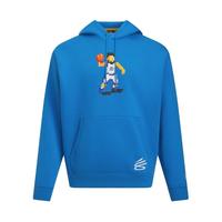 安德玛UA秋冬库里CURRY男子像素感篮球运动连帽卫衣6012752 深海蓝402 XXL