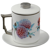 MULTIPOTENT黄旭东手作羊脂玉富贵团圆文轩杯功夫茶具茶杯办公杯大师级礼盒