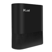 PLUS会员：爱快 IK-Q6000 双频6000M 家用千兆无线路由器 Wi-Fi 6 黑色