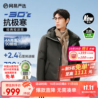 网易严选 25新品90鹅绒短派克羽绒服