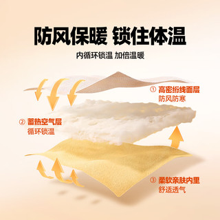 真维斯（Jeanswest）冬季棉服加厚保暖休闲立领男女同款面包服袄子防风纯色棉衣外套 黑#ZS纯色 2XL