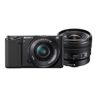  SONY/索尼 精准对焦 微单相机套装+10-20mm F4镜头  16-50标准镜头套装+1020G镜头 16-50mm 黑色 F4