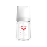  evorie/爱得利 防胀气 婴儿奶瓶  新生儿灰 0-6个月 160ml