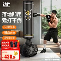 双牌 拳击沙袋立式吸盘拳击靶 实心沙包 成人健身器材 武术搏击 沙包x1 说明书x1