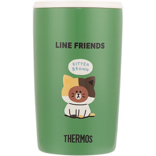 THERMOS 膳魔師 保溫杯咖啡杯簡約水杯TCDP 寵物貓貓 415ml