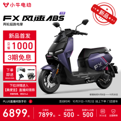小牛电动 小牛FX风速ABS版 电动摩托车智能长续航高速通勤成人外卖男女电瓶电摩
