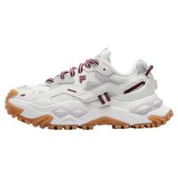 FILA FUSION斐乐潮牌硬糖奶茶|女款厚底增高休闲运动老爹鞋 【霸气杨梅】雪白/雨雾灰 39