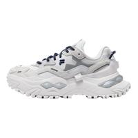 FILA FUSION斐乐潮牌硬糖奶茶|女款厚底增高休闲运动老爹鞋 【雪顶玉兰】香雪白/太空银 38.5