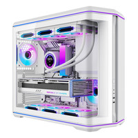 先马 巨浪3 白色 台式电脑海景房ATX主机箱