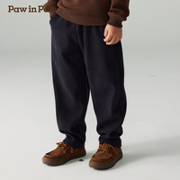 PawinPaw卡通小熊童装秋冬男童加绒针织裤休闲百搭长裤 Grey灰色/15 1