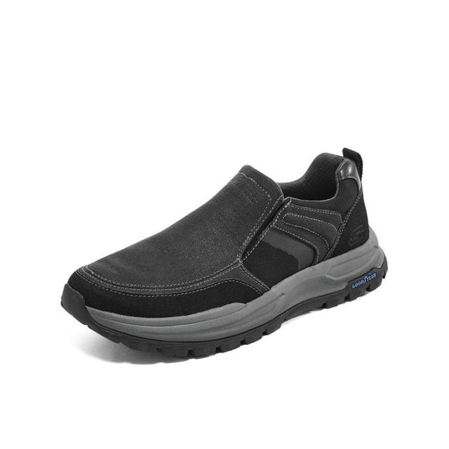 斯凯奇 男鞋舒适柔软一脚蹬运动鞋休闲鞋健步鞋春秋季