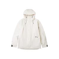 伯希和（Pelliot）【山海】羽绒冲锋衣男女三合一鹅绒防风防水冲锋衣12240128白L 【男女同款】米白色 L【女121-130斤男151-170斤】