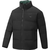 海澜之家（HLA）羽绒服男25城市运动立领石墨烯外套男冬季 黑色76 M 170/88A 125~136斤