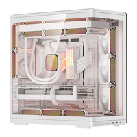 爱国者（aigo）星璨辰白色 海景房机箱 + 星璨EV1000W白色（机箱电源套装） 星璨辰白色+EV1000W电源白色