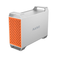 麦沃(MAIWO)3.5英寸硬盘盒阵列柜(带RAID存储)3.5英寸SATA串口机械硬盘温控散热硬盘柜K35282CG1