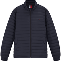 TOMMY HILFIGER 90绒轻薄排骨绗缝小立领男士羽绒服