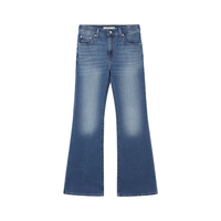 Levi's李维斯25年春季新款女士美式复古气质高腰喇叭牛仔裤A3410