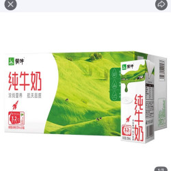 蒙牛 10月产全脂纯牛奶200ml*24盒整箱装