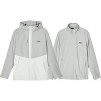 斯凯奇（Skechers）魔方系列｜男女款三合一摇粒绒防风防水冲锋衣外套 男款-月球灰/00MV成毅同款 L 男款-月球灰/00MV 成毅同款