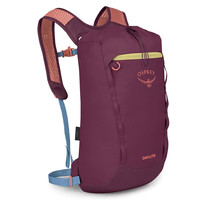 OSPREY 小鹰户外背包 Daylite Cinch日光系列徒步双肩背包 15L 酒红色 OS均码