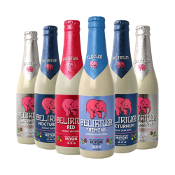 粉象 五种口味组合 比利时啤酒  瓶装 330ml