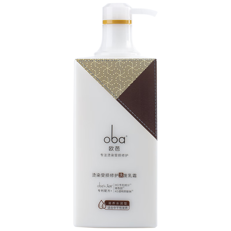  oba/欧芭 烫染受损修护 洗发水  700g