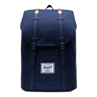 Herschel Retreat 赫行 19L大号双肩包 深蓝/彩虹橡胶带