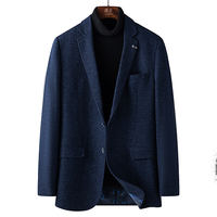 罗蒙 【福利款】45%羊毛粗花呢子大衣男士西服男舒适西装男士大衣