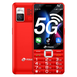 天语 K-/天语 K-TOUCH 真5G全网通 老人智能手机  瑞红 32GB 3GB