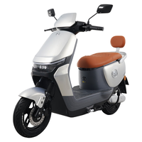 五星钻豹电动车72V20AH长续航电动摩托车大功率智能电瓶车两轮踏板成人男女式外卖车N10 银川蓝/哑光黑/合金白 天能72V20AH