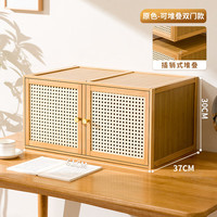 三栖虎 德国品质中古风2025新款床头柜实木家用卧室