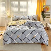 韫色纯棉被套单件加厚100全棉被罩1.5米宿舍被单双人150x200x230 爱马士 1.5米四件套被套150*200