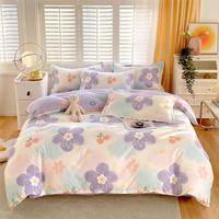 韫色纯棉被套单件加厚100全棉被罩1.5米宿舍被单双人150x200x230 密恋花 120x150cm单件被套