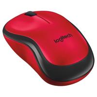 Logitech 罗技 M220 2.4G无线鼠标 1000DPI 红黑色