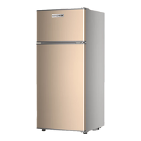 GREAT WALL FRIDGE/长城 58L 玫瑰金双开门小型冰箱
