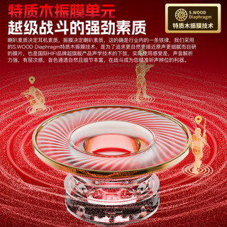  竹林鸟 EQ调音驱动APP 电竞入耳式有线游戏耳机 硅麦 Type-c带麦版
