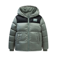 Levi's李维斯 男童短款羽绒服 灰绿色