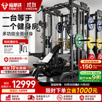 FANATICS 疯拿铁 史密斯龙门架器材多功能一体机卧推家用综合训练器 FT7040主机（裸机款不含杠铃片）