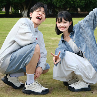 骆驼（CAMEL）男鞋 春夏季轻盈便捷时尚鞋网面透气徒步休闲运动鞋男会员 G24A342602 黑/白【密网款】 女 37