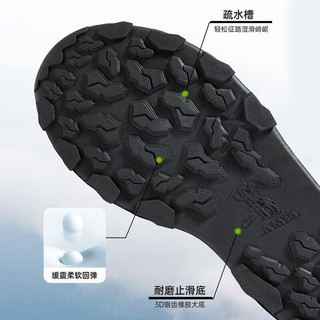 骆驼（CAMEL）男鞋 春夏季轻盈便捷时尚鞋网面透气徒步休闲运动鞋男会员 G24A342602 黑/白【密网款】 女 37