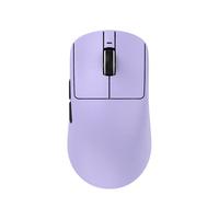 VXE蜻蜓R1鼠标游戏电竞长续航PAW3395无孔轻量化人体工学无线鼠标 云淡紫蜻蜓r1 pro max