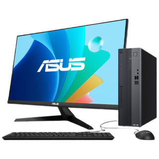  ASUS/华硕 14代酷睿i5-14400 台式电脑整机 27英寸显示器  核芯显卡 i5-14400 16GB 1TB