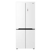 美的 BCD-435WUSGPZM 智能净化除菌 435L 凝光白 十字四门冰箱