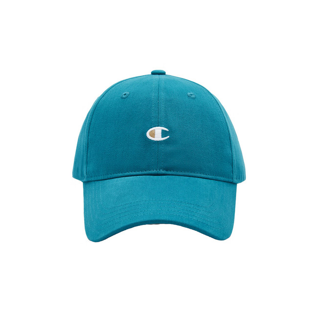 今日必买：Champion 冠军 男女同款刺绣鸭舌帽 24FWA02 湖蓝 均码