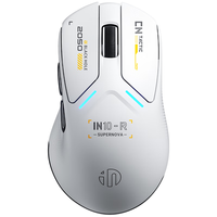 国家补贴：英菲克 IN10R无线游戏鼠标有线蓝牙三模PAW3395电竞轻量化2.6万DPI/8K回报率/1亿次微动 星辉白