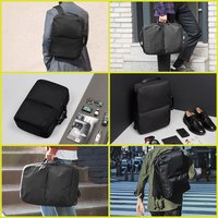 Incase Two-Way手提肩背两用商务轻便双肩电脑包男女通勤MacBookPro/air笔记本电脑背包16英寸黑色双肩包